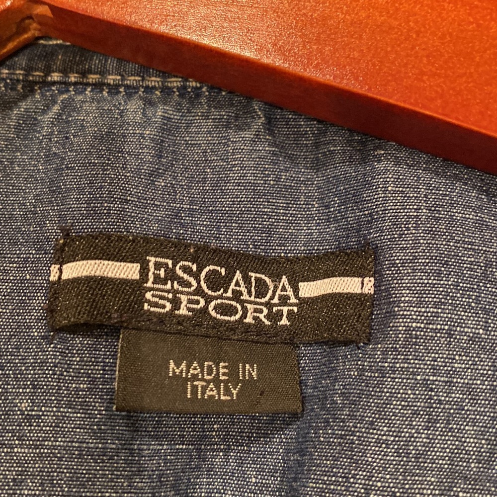 Vintage Escada Sport Jean button down - Picture 5 of 8